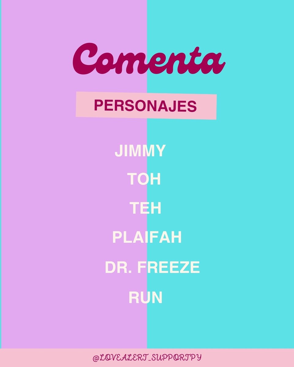 Comenzamos con la tendencia

Love Alert EP2 
#LoveAlertEP2