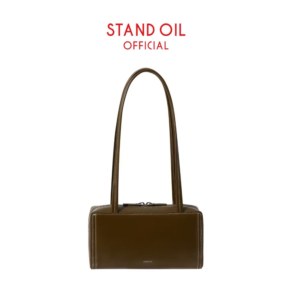 usedbyrubyj's tweet photo. ส่งต่อกระเป๋า stand oil post bag สี stitch mocha ราคา 1,890 บาท ส่งฟรี ไม่มีตำหนิ อุปกรณ์ครบ ของแท้แน่นอน #standoilส่งต่อ #standoilมือสอ�� #standoil #ส่งต่อstandoil #กระเป๋าstandoil https://t.co/PJhi6ReykL