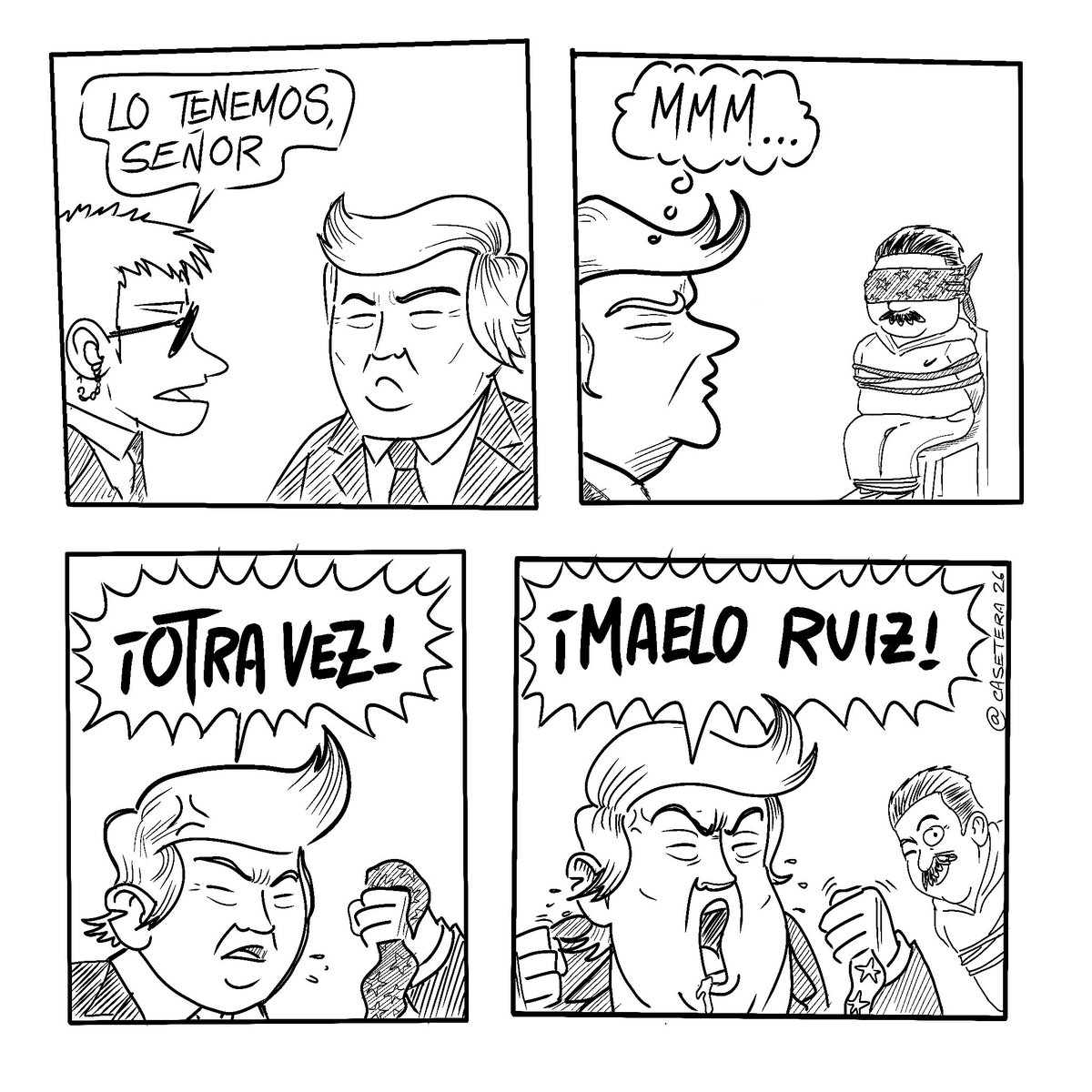 Casetera's tweet photo. Un poco de humor en estos álgidos momentos.
#NicolasMaduro #donaldtrump #maeloruiz https://t.co/XGAUXezjpz