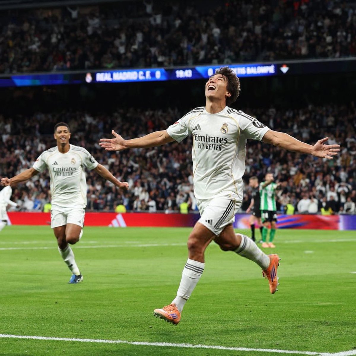 La cara de felicidad de Gonzalo representa a todo el madridismo.