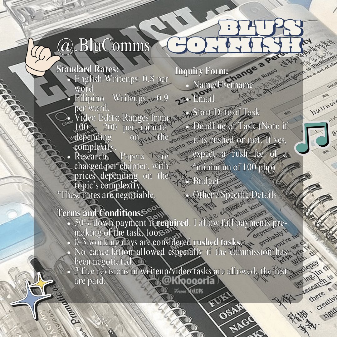 🌐 BLU IS OPEN FOR ACAD COMMS tweet media