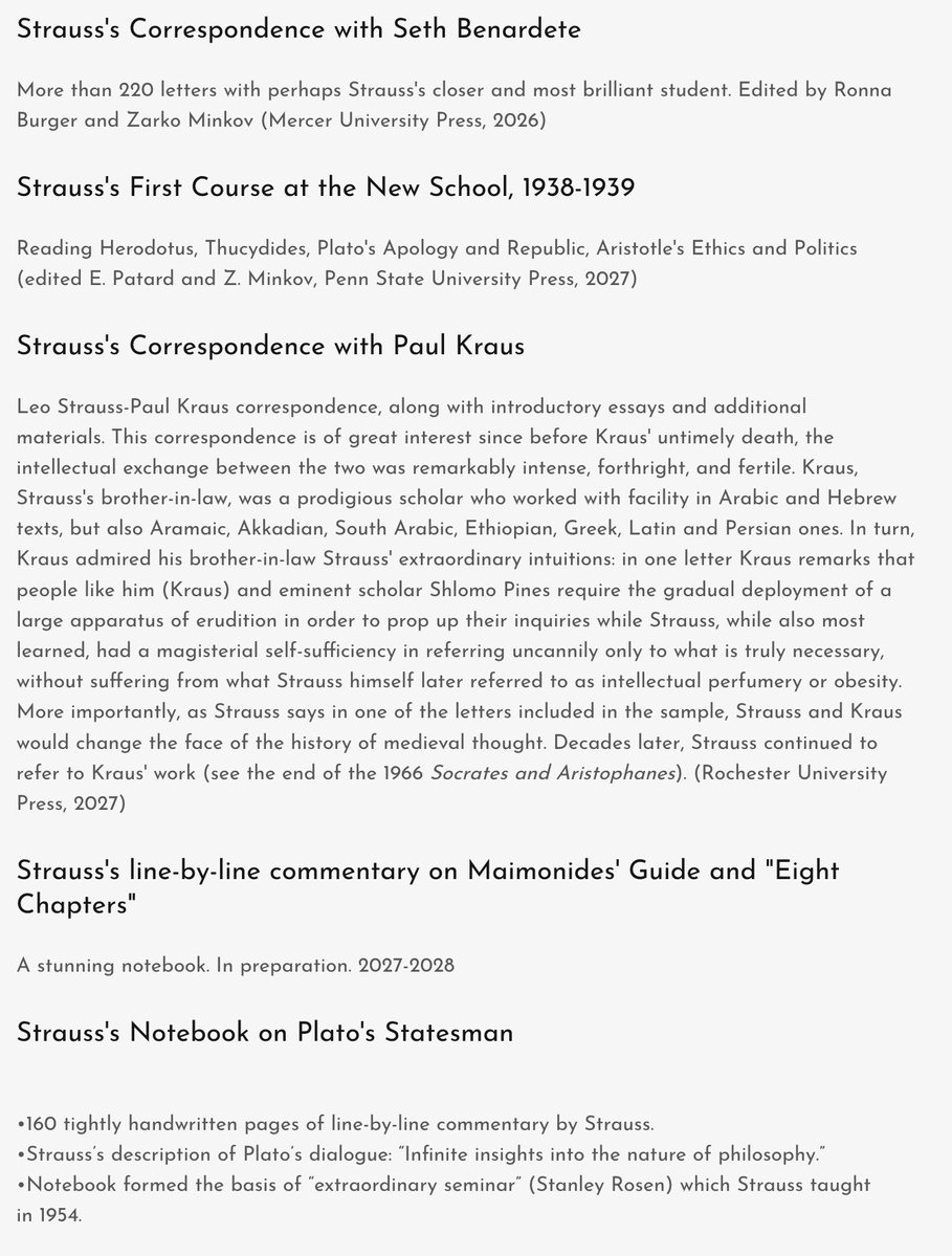 alexpriou's tweet image. Take note:

The @ls_foundation has tons of interesting stuff in the works—correspondences, notebooks, and course transcripts.