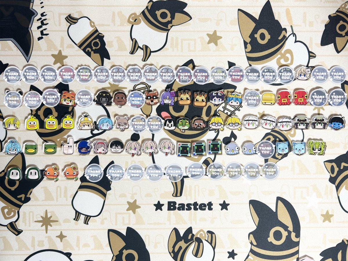 50人クラフト ニート部 人気投票 シャカシャカ アクリルパーツ 第4回50