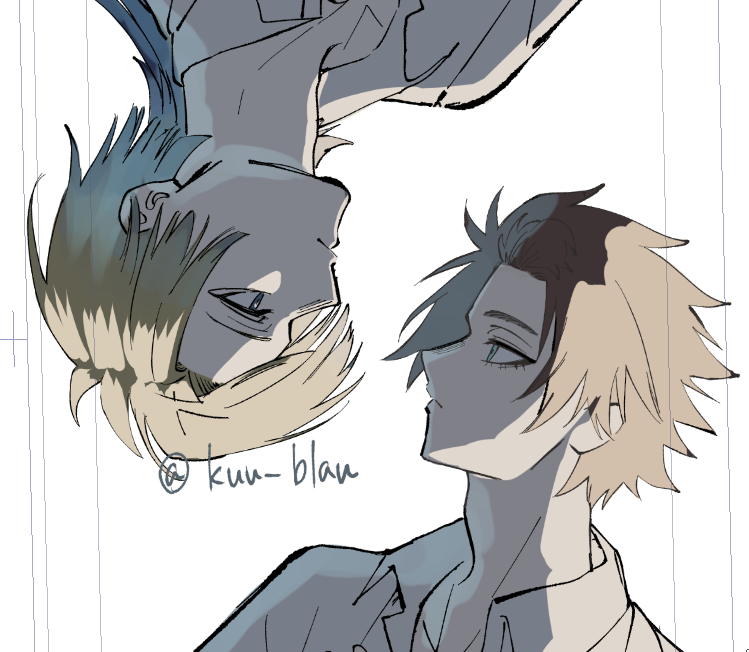 kuu_blau's tweet photo. 原稿の表紙進捗 https://t.co/zwQmU1NW97