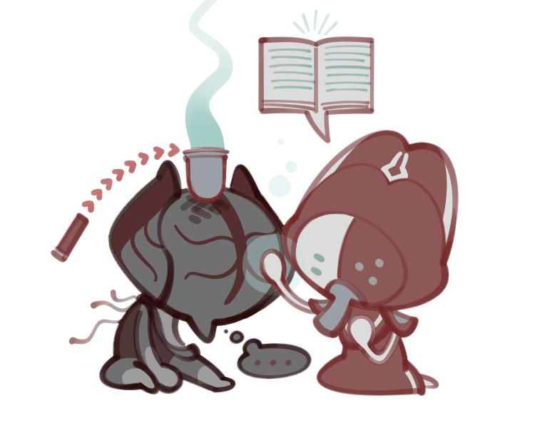 [self repost] #warframefanart (2025 artwork)

new year have started. post 🧬 nidus / ⛪️ harrow agenda jumpscare