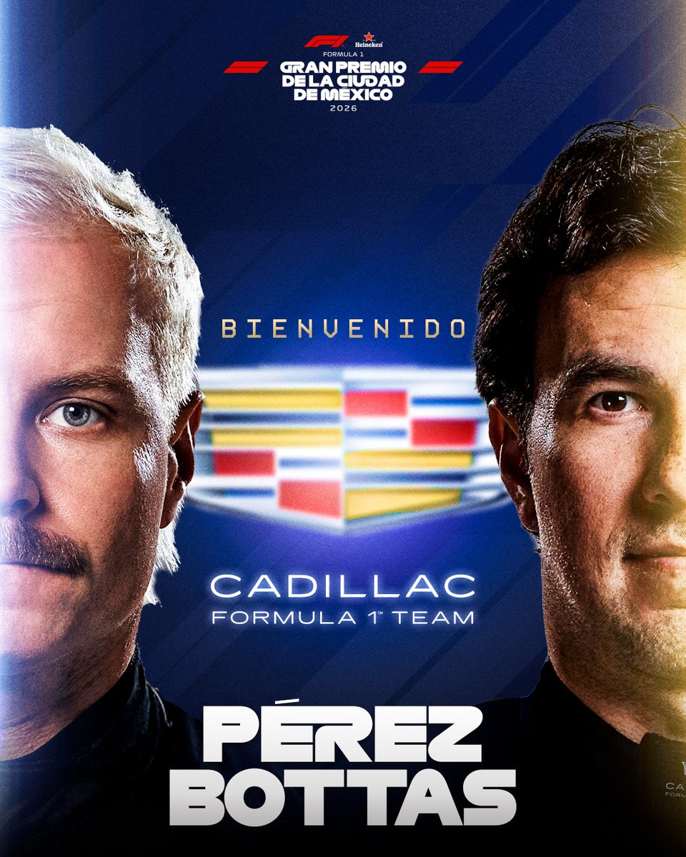 mexicogp's tweet photo. Una nueva escudería se suma a la parrilla.
Bienvenido @Cadillac_F1 a Formula 1. 🏁

#MexicoGP https://t.co/Ngqv6viP1f