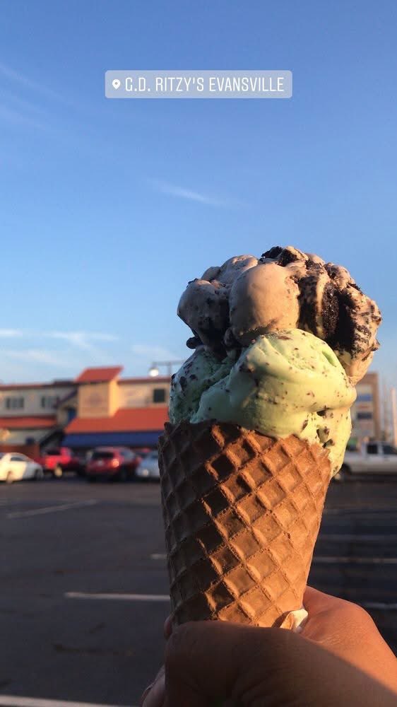 gdritzys's tweet image. A cone from Ritzy's checks allllll the weekend boxes ✅ ✅ ✅
.
Stop by one of our three locations today for our award winning ice cream and burgers!