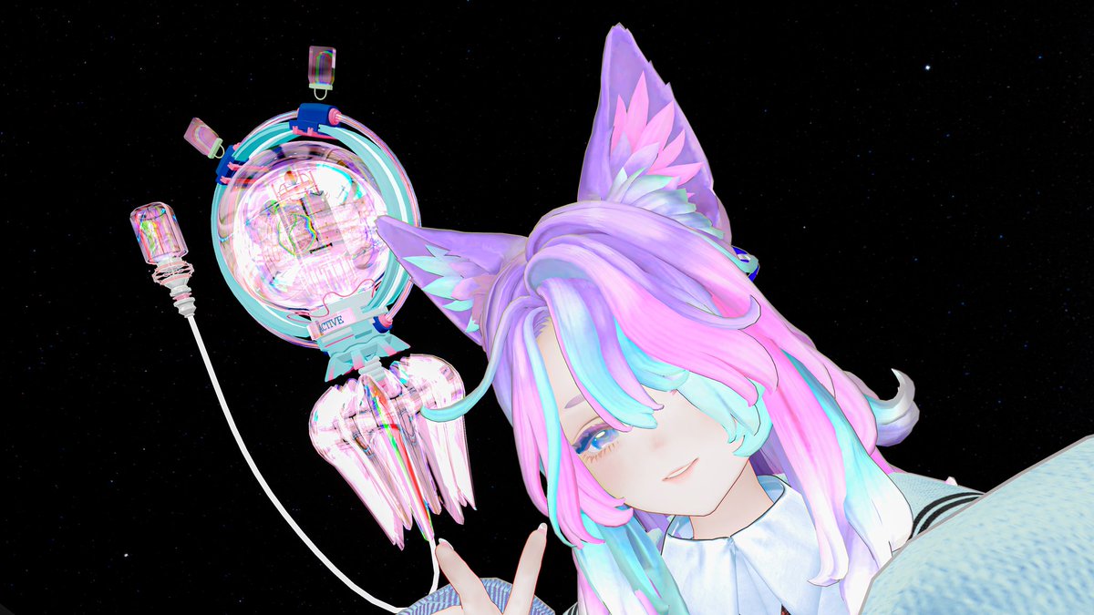 kumosuki_io's tweet photo. 今日のVRC
自分のホムワで音楽を聴きながら壊れたプロジェクトの修復に奮闘し、お喋りをし、兄さんのとこに行って「フルトラマンになったなら踊れ」とダンスヤクザしてきた!
写真は、壊れたけど復旧できた デフォ髪マリシアちゃんのアプデ版
#Marycia3D #Nullum #ピリオネ
#VRChat https://t.co/gqb6TvoFQn