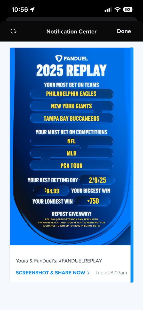 Timmaayy_Dee's tweet photo. @FDSportsbook #FanDuelReplay https://t.co/BLBa7ALK65