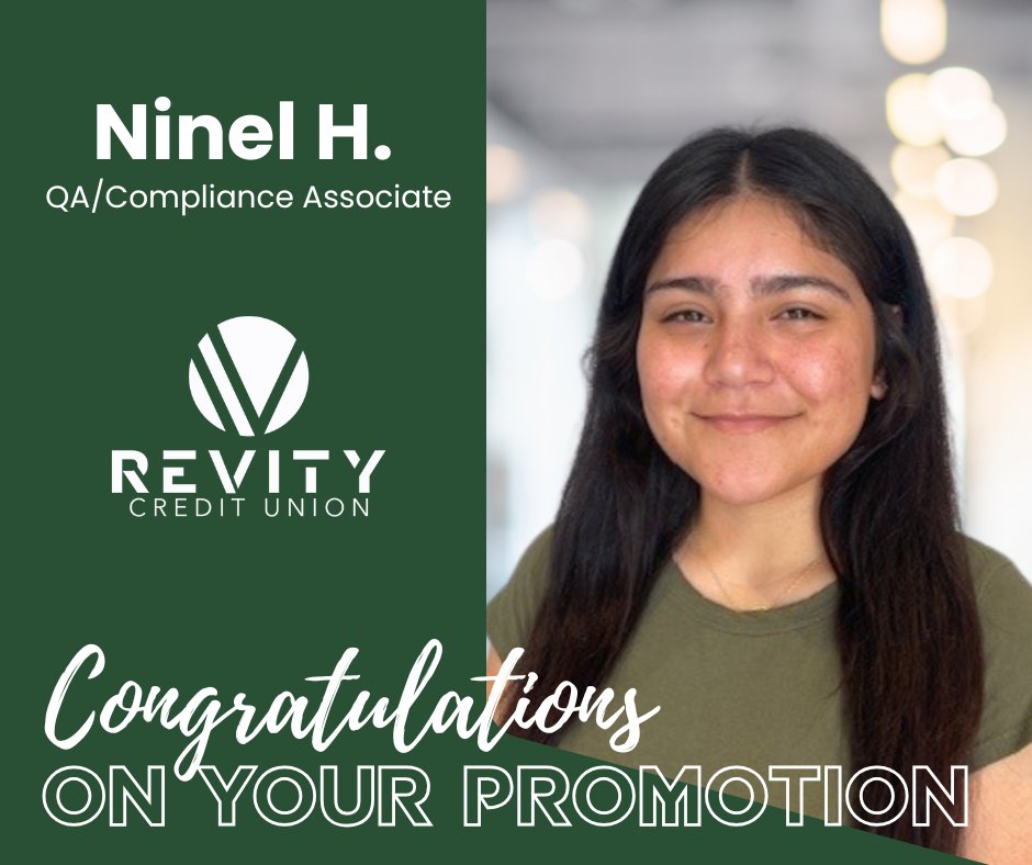 Revity_CU's tweet image. Join us in celebrating Ninel's promotion to QA/Compliance Associate! 🌟