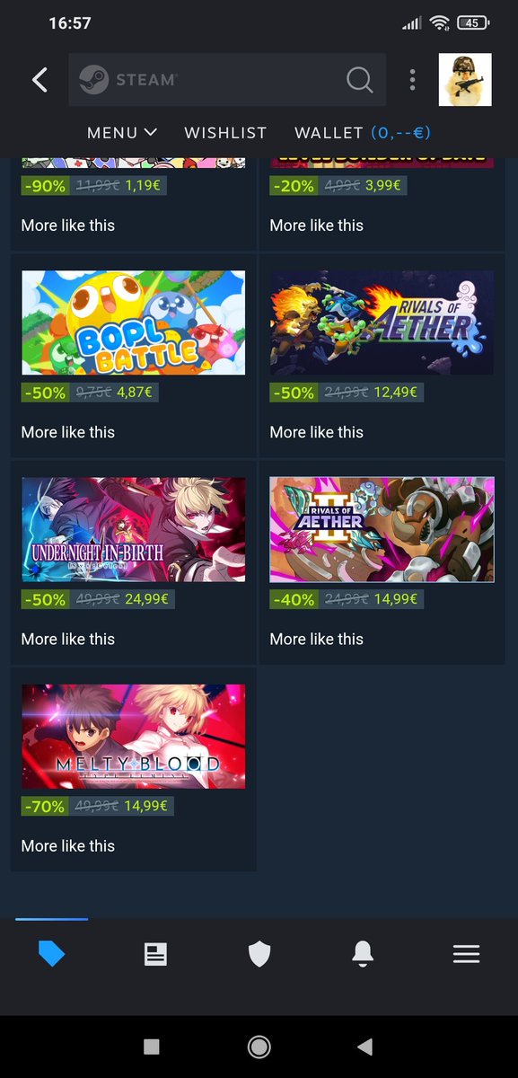 Videogames similar to mine according to <a href="/Steam/">Steam</a> 💥👊

(Actually, it changes a lot depending on the day, Steam is learning already🤣)
