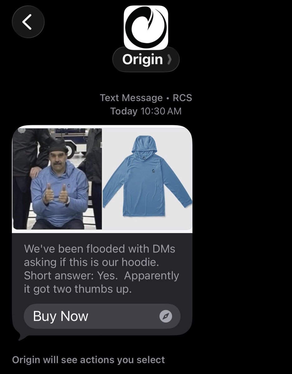 Absolutely savage <a href="/jockowillink/">Jocko Willink</a> and @origin. #madurocaptured