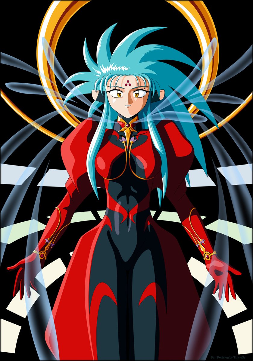 Been playing around with mockups of the type of PVC figurines and dioramas I would like to see out of Tenchi Muyo.  Here are the results.  My friend <a href="/NKaname1/">N-Kaname</a>  made the art originally, based off the cover of Ryoko on True Tenchi Novel 1.

#tenchimuyo #天地無用 #ryokohakubi