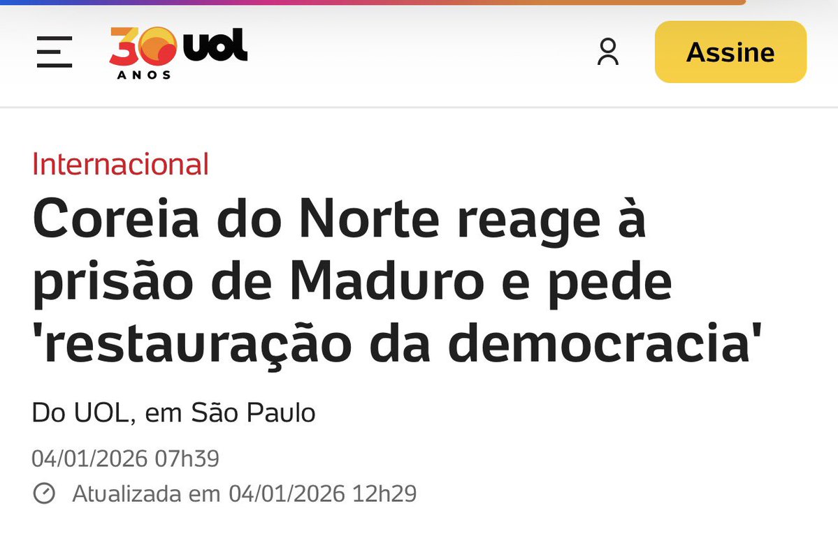 Ditador da Coreia do Norte quer que a ditadura da Venezuela siga com Maduro.