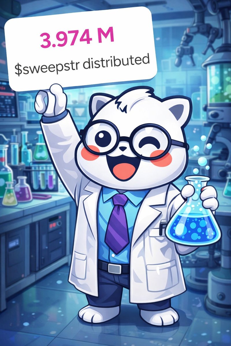 Happy New Year, Sweepies!

After 5 <a href="/ChimpersHQ/">Chimpers</a> promo sweepstakes, here are the results:
▶️ completed rounds: 5
▶️ sold tickets: 2,467
▶️ eligible wallets: 88
▶️ $sweepstr distributed: 3,974,000

Top Winners:
0x327a74 - 552k
0xd7fe95 - 499k
0x9d7004 - 356k

Enjoy your rewards!