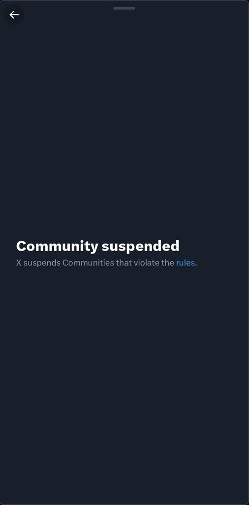 CRYPTO4TOM's tweet photo. @X Greetings. This is at least the third time that I report to you a bug of your UI design. Let me repeat my report in details. Users can't quit any communities that got suspended. For example, the Goldencat Culture already got suspended and there is no way for users to quit from it https://t.co/gP9Chjzk6i