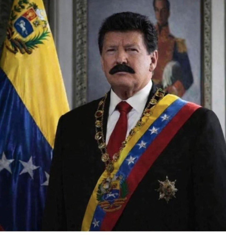 AntiTrumpCanada's tweet image. Ladies and gentlemen, I present to you the new dictator of Venezuela: 
Generalísimo Don Donaldo el Trompeto, Comandante Supremo de los Pedos.