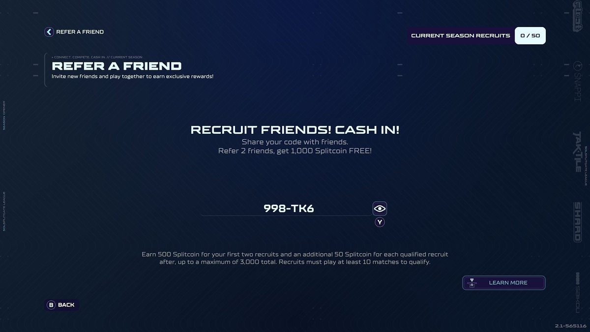 Jdog_4789's tweet image. Here’s my #SplitgateArenaReloaded refer a friend code! 

If you use this and play 10 matches of the game I’ll get 1k Splitcoin and you can do the same aswell if you end up liking the game and want your friends to try it!