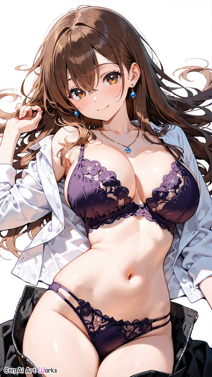 愛サイト 🤎「おやすみなさぁぃ♡」 SFW illustration.