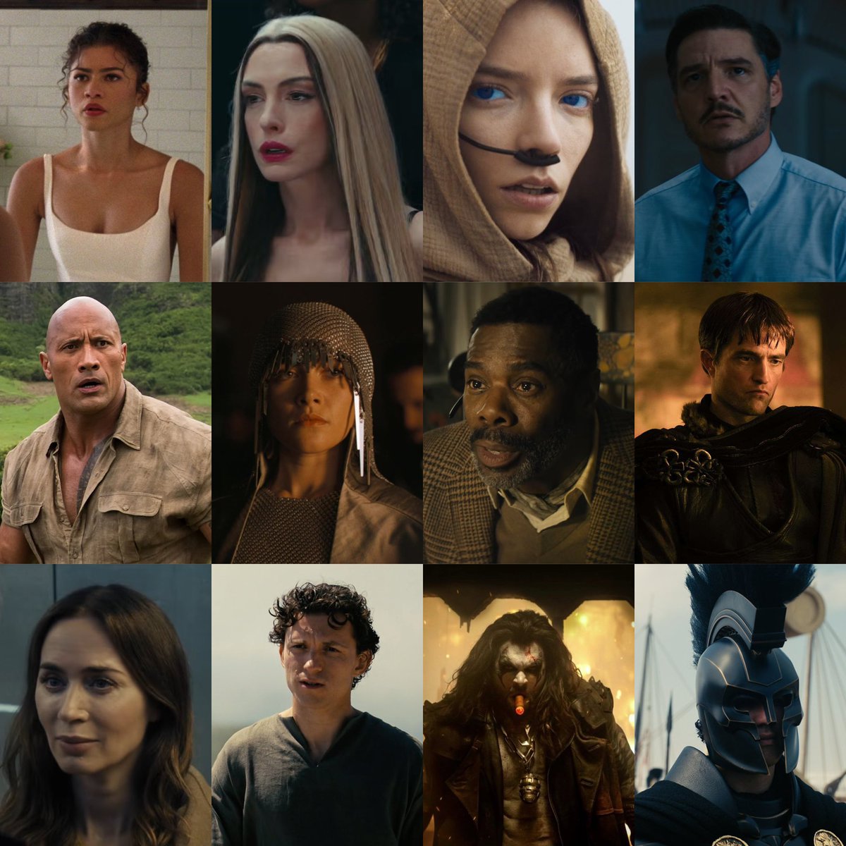 FilmUpdates's tweet image. Who will be the highest grossing star of 2026?

• Zendaya (Spider-Man: Brand New Day, The Odyssey, The Drama, Dune: Part 3)

• Anne Hathaway (The Devil Wears Prada 2, Verity, The Odyssey, Mother Mary, Flowervale Street)

• Anya Taylor-Joy (The Super Mario Galaxy Movie, Dune:…