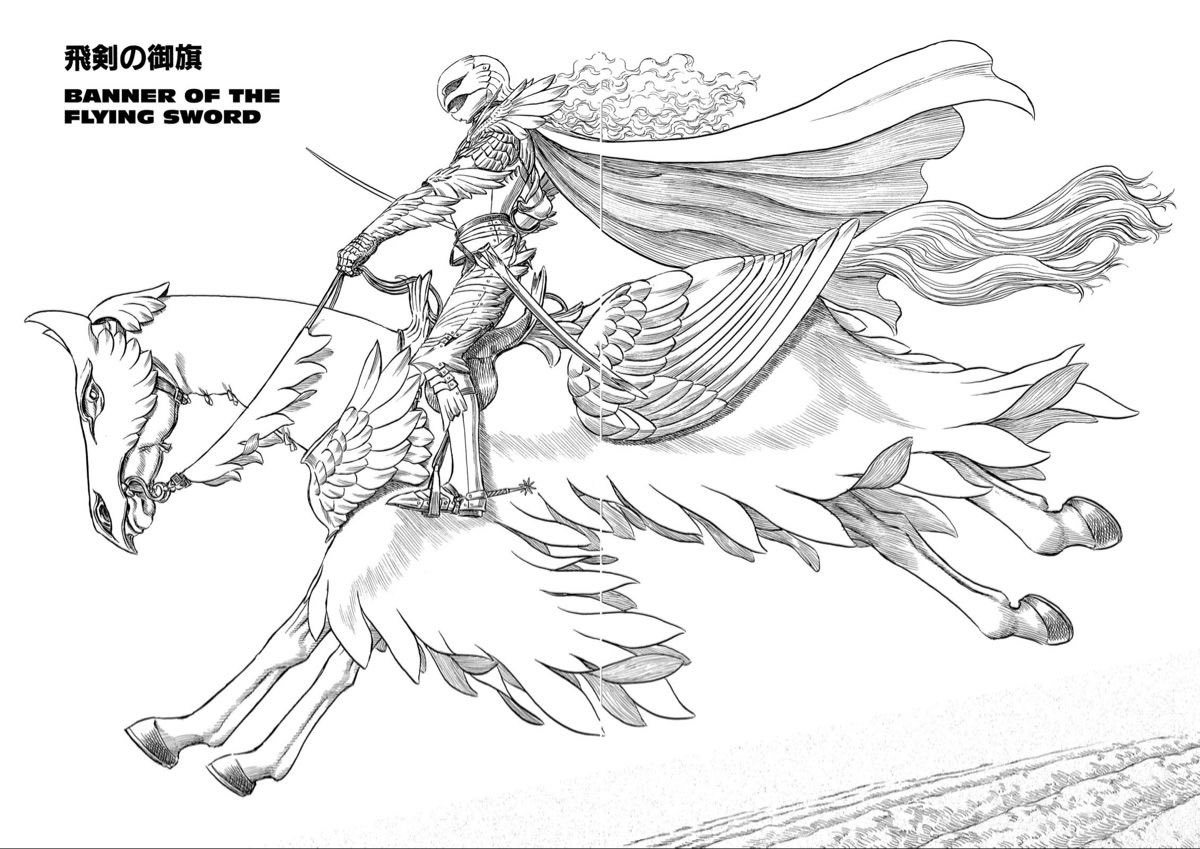 jaiytsu's tweet image. the concept of the Millennium arc is so metaphorical. Griffith is the writer of this arc, and I mean that literally. The mc of his own fairy tail.He manipulates the entire Midlands, and presents himself as the White Falcon. I love the biblical references to Griffith as the savior