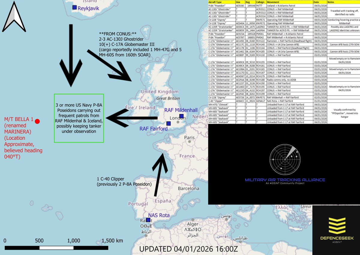 DefenceGeek's tweet image. UPDATED map, now including a lot of the movements over the last 12hrs - I'm aware some are suggesting it might be movements for an upcoming exercise, but that still doesn't quite make sense in the context.

CC: @ArmchairAdml @EISNspotter @MATA_osint @sentdefender @scan_sky