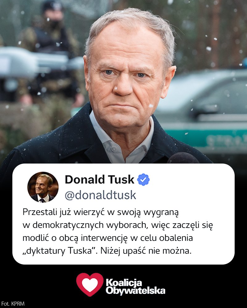 💬 Premier <a href="/donaldtusk/">Donald Tusk</a> 👇