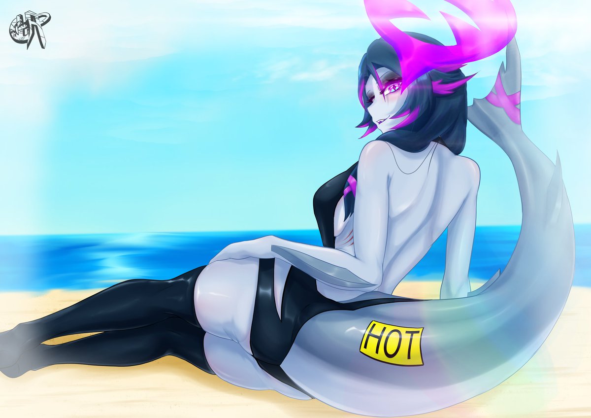 Gotta love shark tails~ 🦈 Thank you for commissioning me! #VGenComm #art #artmoots