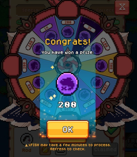 wirantomi's tweet photo. GM Fam @FishingFrenzyCo
@Ronin_Network

DAY 37 – Daily Spin Recap    

Today : 200 xFish                      

Total xFish Got : 19.100 https://t.co/exgnkQr8YM