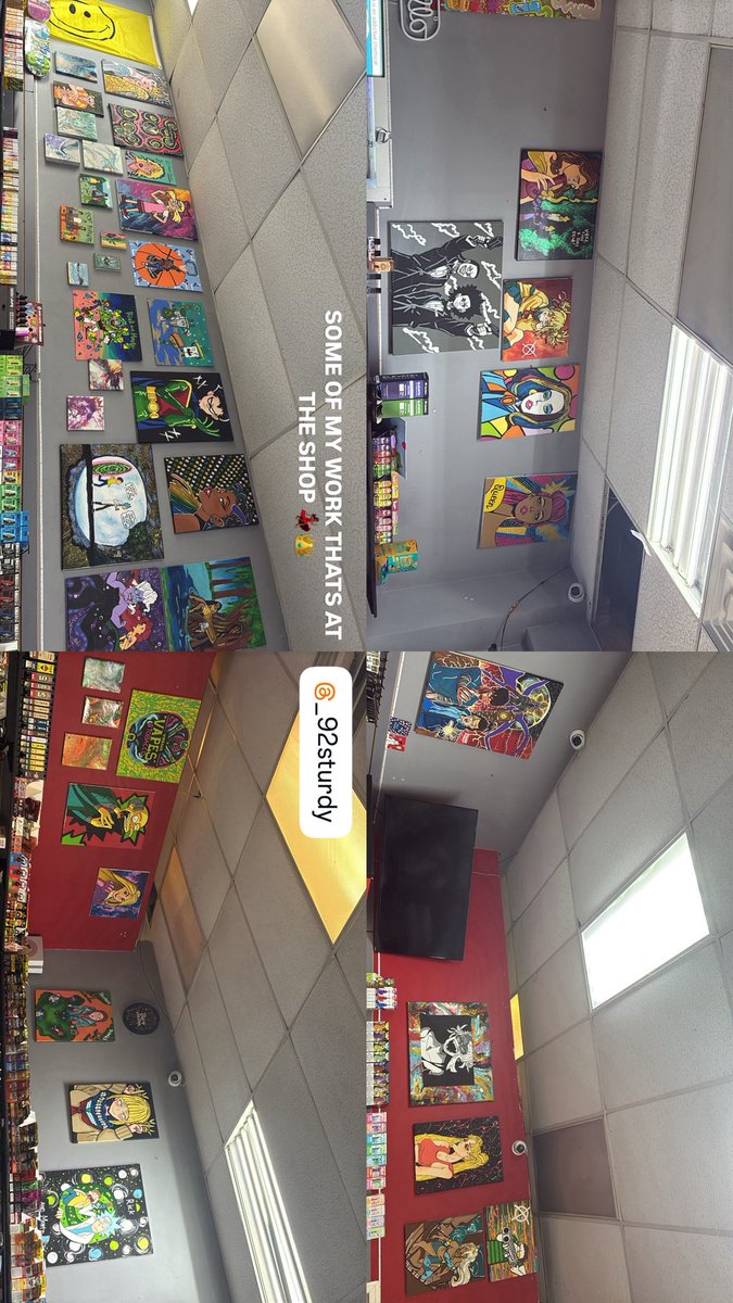 92sturdy's tweet image. Some of my ARTWORK that’s at one of the Shops BOSS, wanna see 😌🤝🏽🙌🏽💗#artist #mywork #creative #fypage