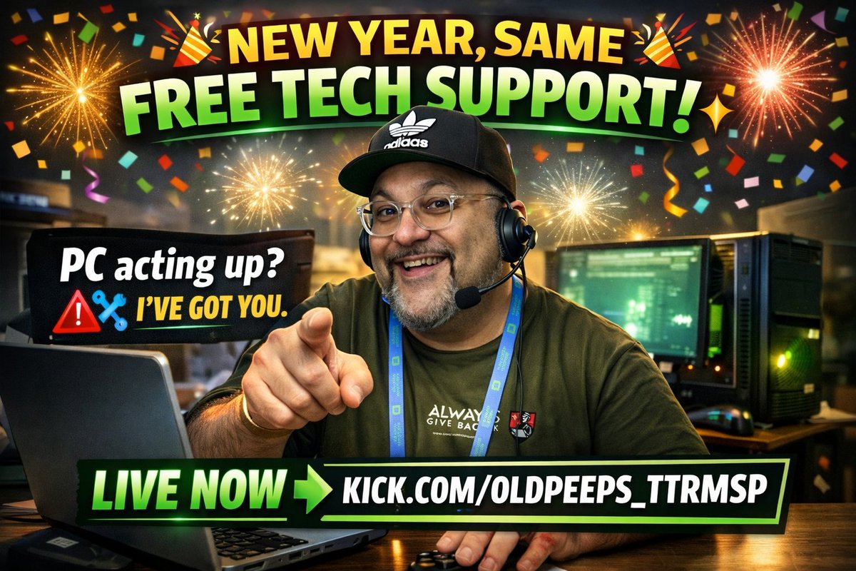 "Free Tech Support/Talk" Sunday Starts Now!
Come through if you need any PC help!