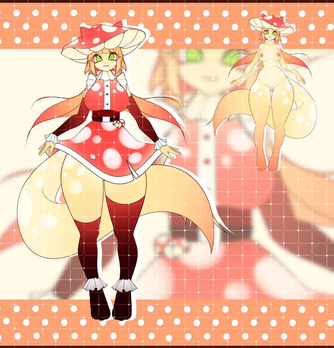 🍄Mushroom Kitty😺 here
𝐒𝐁:  $10
𝐌𝐈:  $1
More info, extras, bids: ych.commishes.com/auction/show/5…

#mushroom #kitty #cat #oc #conceptart #furry #originalcharacter