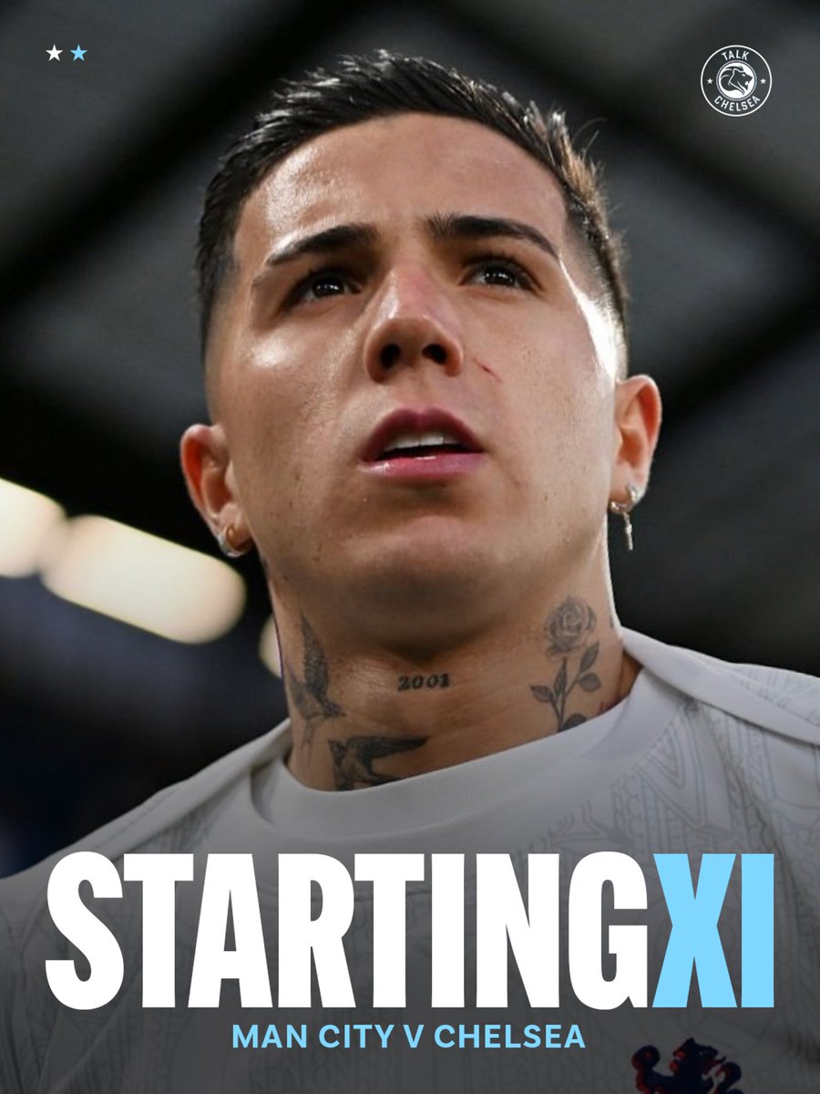 talkchelsea's tweet image. Chelsea XI to face Man City: Jorgensen, Acheampong, Chalobah, Badiashile, Gusto, James, Enzo, Estevao, Palmer, Neto, Joao Pedro.
