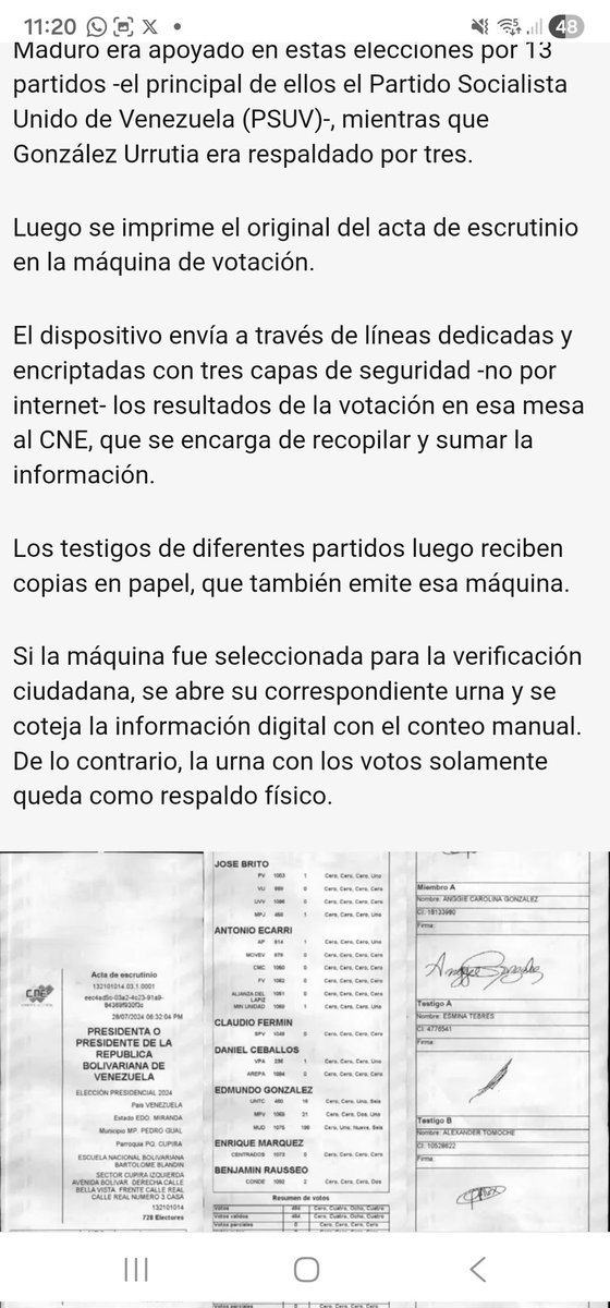 <a href="/fannycruzpty/">Fanny Cruz</a> Fanny, en los procesos electorales no se debe confundir el termino "Actas Electorales" que usualmente son 3 con el de "Acta de Escrutinio".
En Venezuela el proceso es digitalizado por lo que el Acta de Escrutinio es digitalizada y la produce la maquina receptora de los votos.