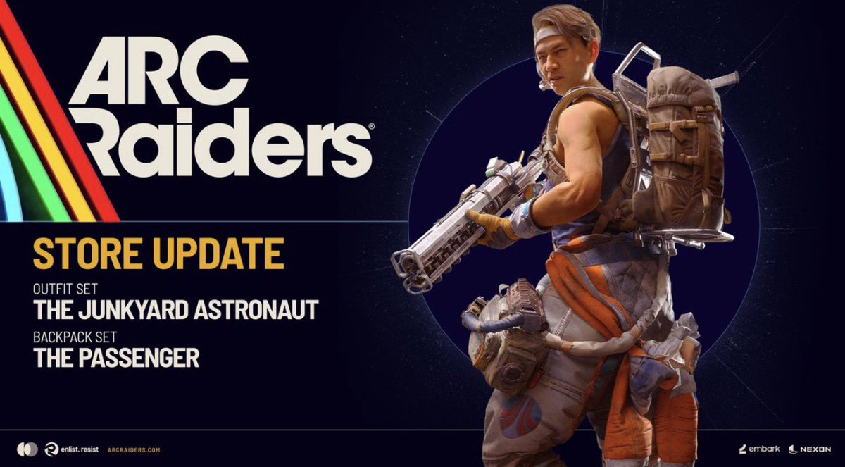 ArcRaidersInfo's tweet image. Somebody that retweets this post will win a Junkyard Astronaut Set for ARC Riaders! 🧑‍🚀 

Be following @ArcRaidersInfo
