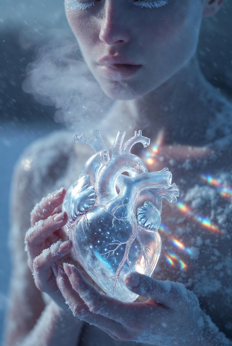 zinnhub's tweet photo. QT something Ice Cold
"Ice Cold Heart"
#zinnhub #AIart #GrokAI #frozenface https://t.co/Klp2mpBDR4