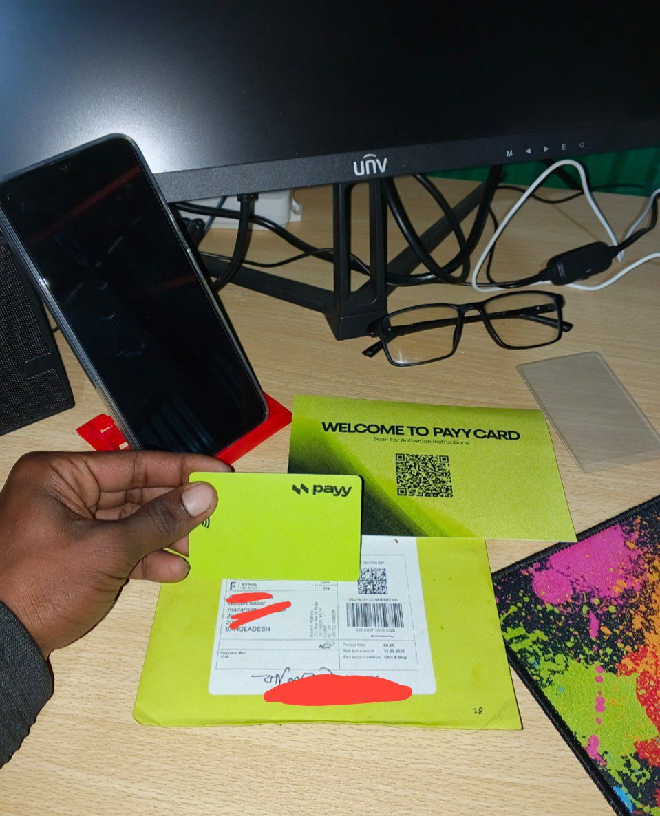 RashedCEB's tweet photo. Truly grateful to @payy_link for this thoughtful NFC card gift 🎁
Really appreciate the support and this amazing gift.

Thank you so much ✨
#ThankYou #Grateful #NFC #Gift #Payy https://t.co/LConD6xGqy