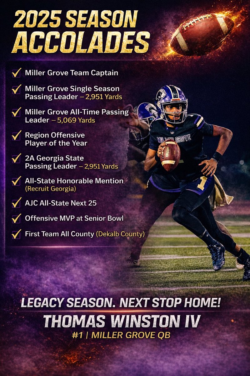 Thomas Winston IV 2026 QB tweet media