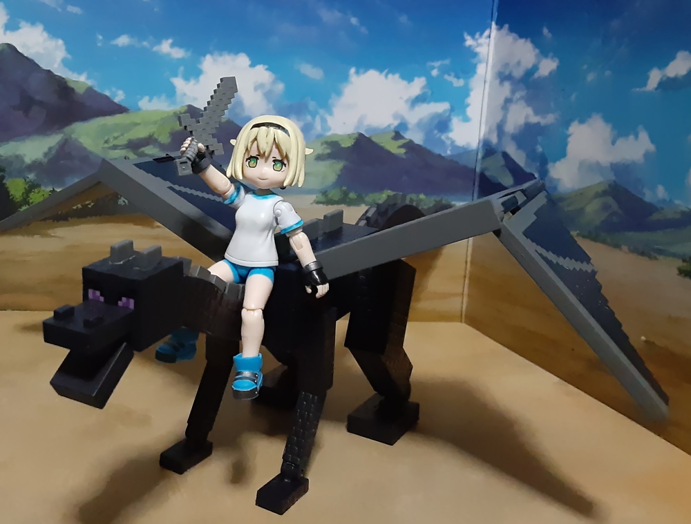 先月組んだ体操服ござるさんに少しだけ色を追加しました
絵ではないけどファンアートには違いない筈なので
 #いろはにも絵を 

#リンクトラベラーズ
#アクアシューターズ