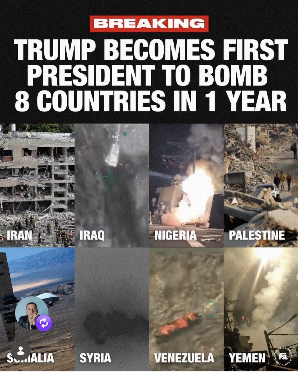 Trump has launched more wars than any former US president 

This is after he ran being an anti war campaign