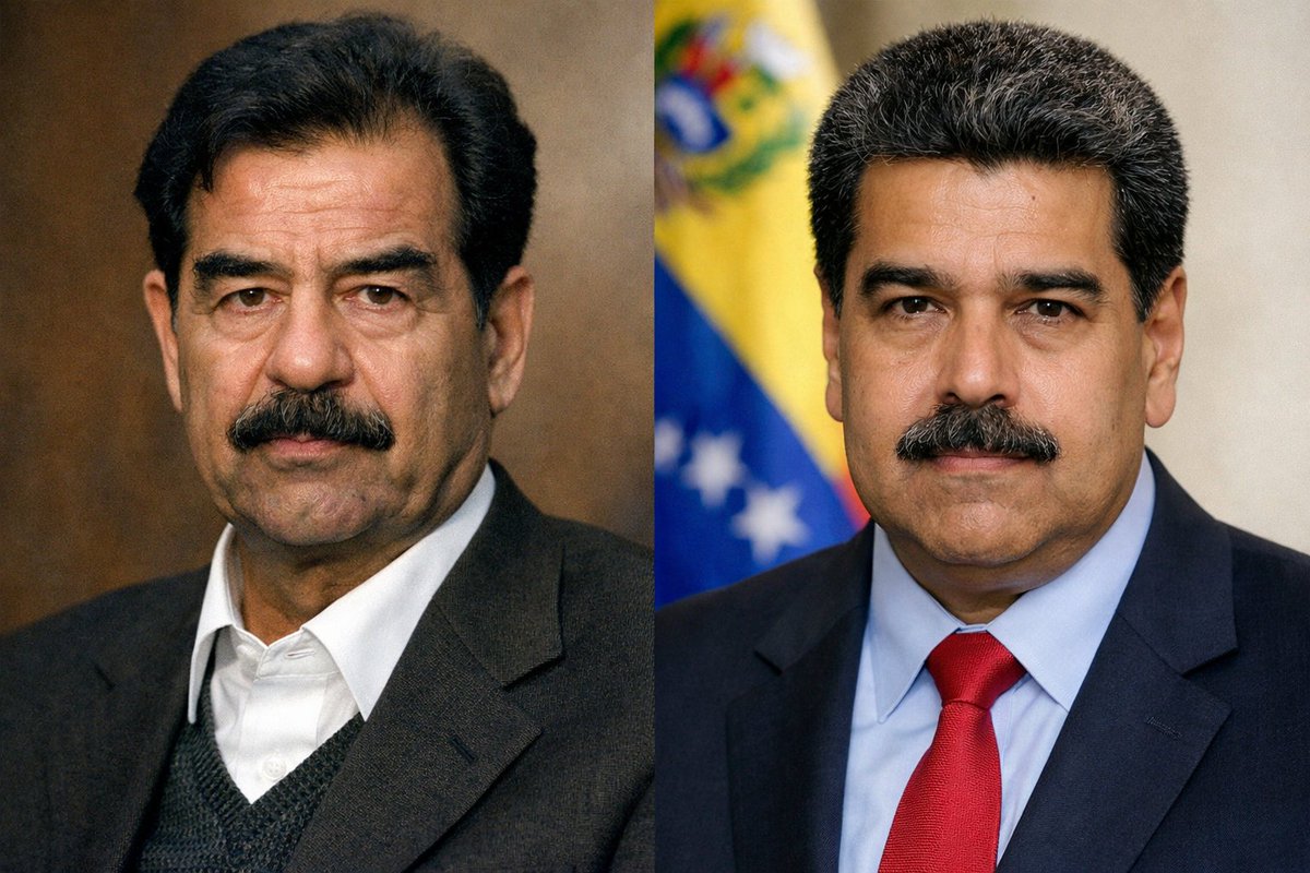 They say Venezuala was friendly to Iran and invited them in.
Saddam and Nicolas at 63....
Coincidence?