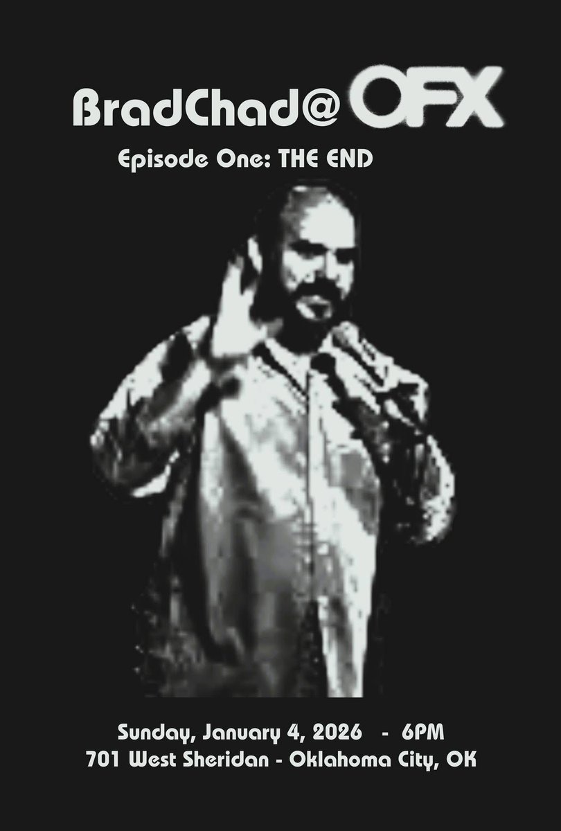 Model9Live's tweet image. Your final reminder!!!
TONIGHT!  SUNDAY, 1/4/2026 at Oklahoma Film Exchange

The End is the beginning

ticketstorm.com/e/32264/t/