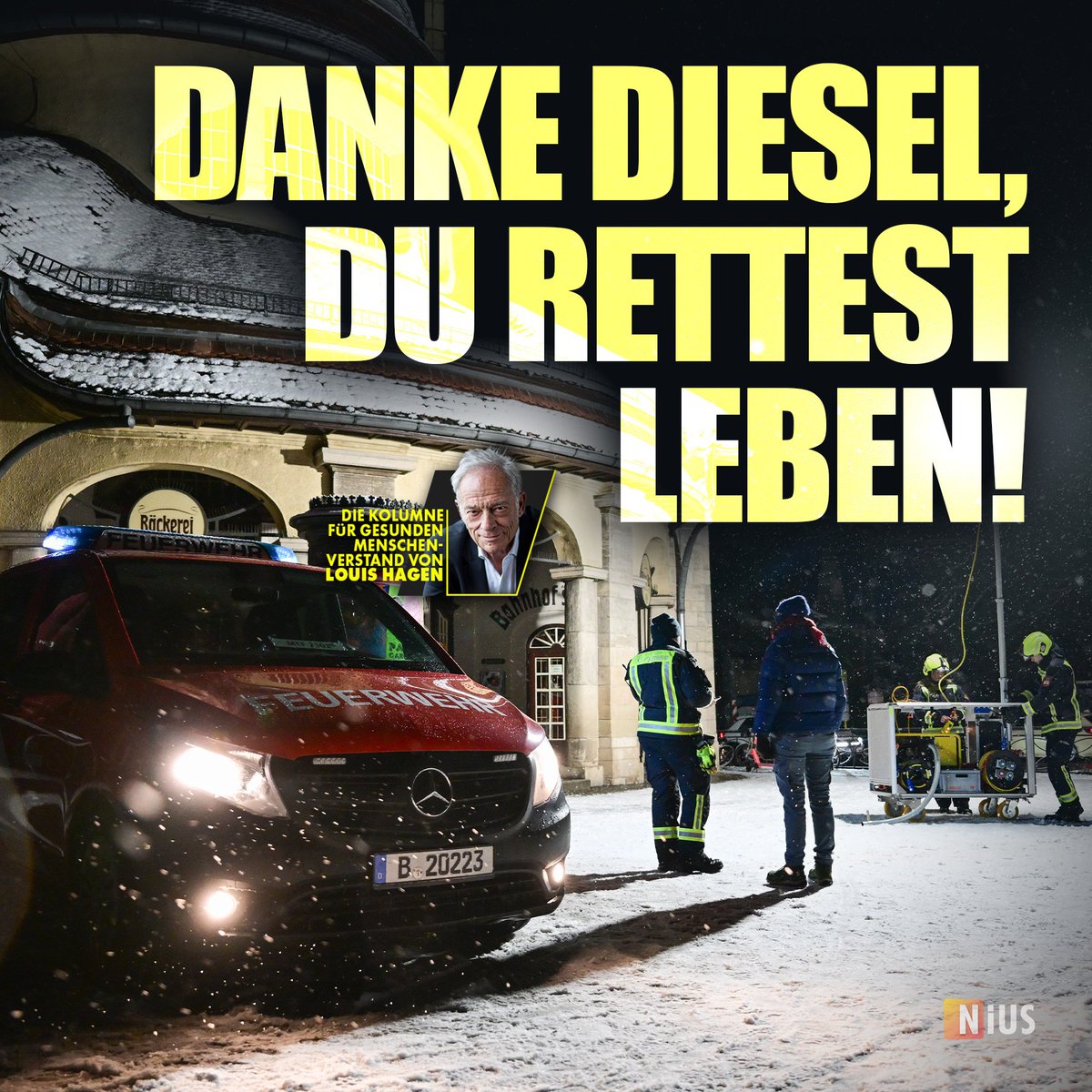 So ist es. Wie will man e- Fahrzeuge bei Blackout laden. Und für alle, die jetzt kommen und meinen, Tankstellen gehen ohne Strom auch nicht,  denen sei gesagt, Diesel geht auch mit Kanisterbetankung. Diese werden bundesweit vorgehalten.