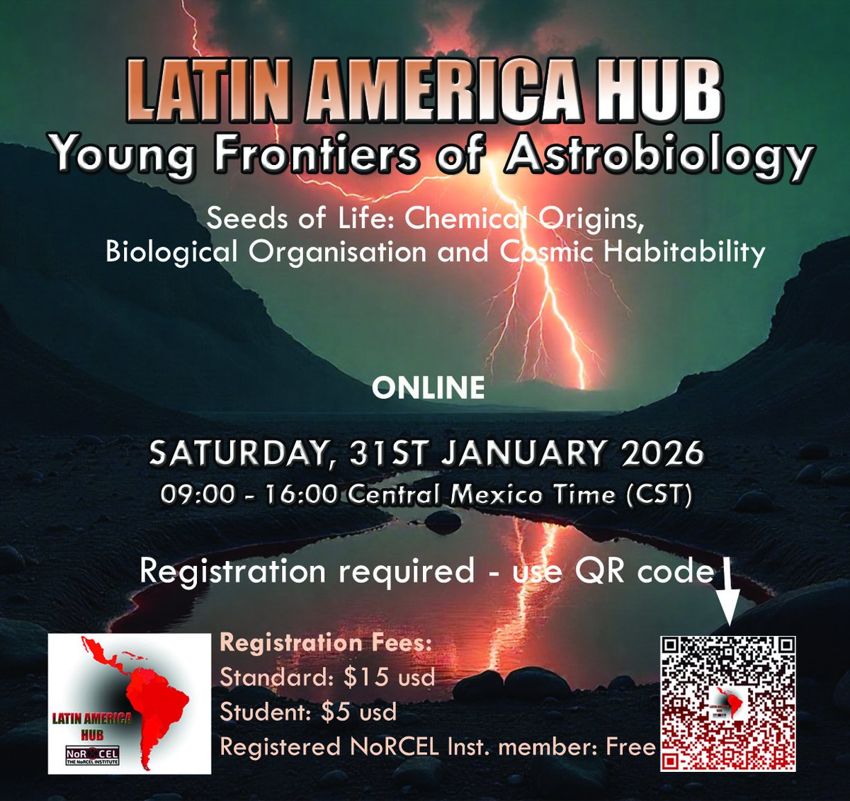 NoRCEL2's tweet photo. New Year - New Events! Here's a reminder about our LatAmHub 2026 online colloquium coming up at the end of January. https://t.co/7hvdMcw1Vc https://t.co/WJbbraSZBd