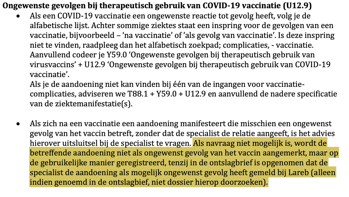 NetVraagtekens's tweet photo. @Denachtzuster1 @HankRearden2023 Voor diagnosestelling zijn er 'medische codeurs'. Dutch Hospital Data verstrekt hiervoor code-adviezen. Over vaccinatieschade en post-covid is het volgende te lezen:

Zie ook 'Diagnose – wie is verantwoordelijk?' https://t.co/UCvkvlEXDl https://t.co/27vUerDXoR