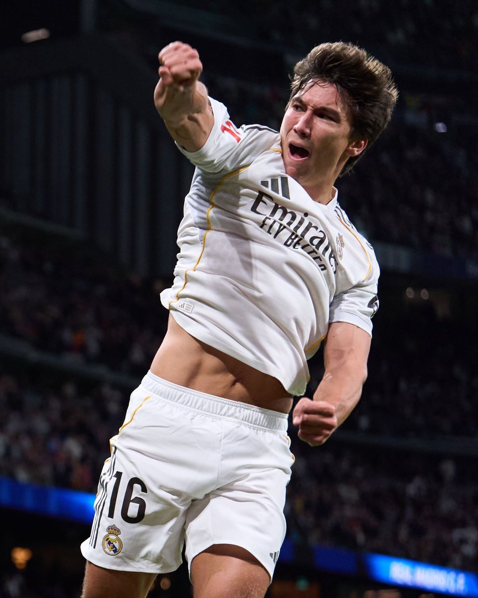 FabrizioRomano's tweet photo. ⚪️⭐️ First three goals of the season for Gonzalo García, hat-trick delivered while starting against Real Betis.

Club World Cup top scorer, back at it. https://t.co/zt4PIwlkwC