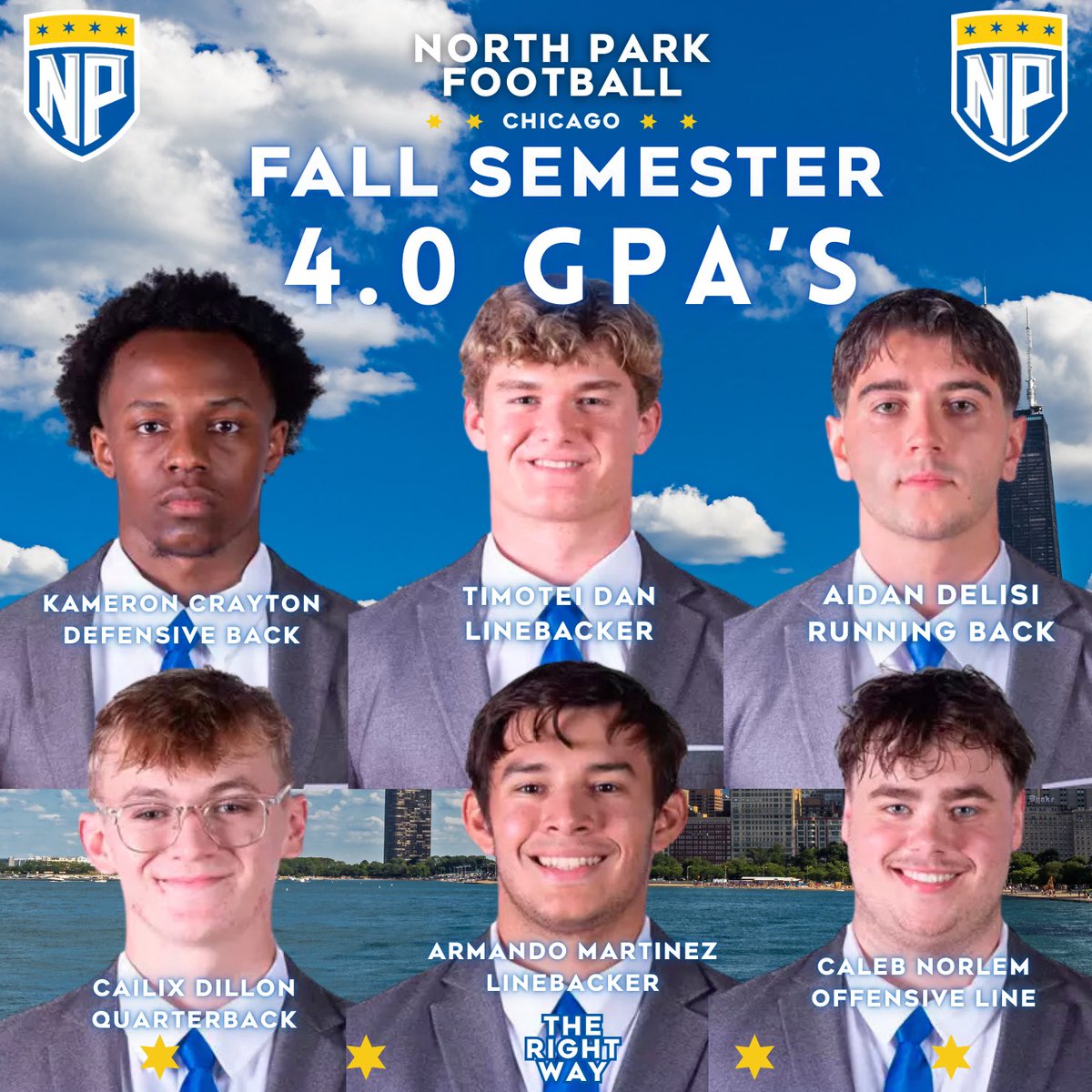 NPUFootball's tweet image. Congratulations to our 4.0 men! Hard Work Wins!

#TheRightWay 

@KCrayton_8 @dan_timotei @aidandelisi8 @CailixD @Armando67338777 @CNorlem