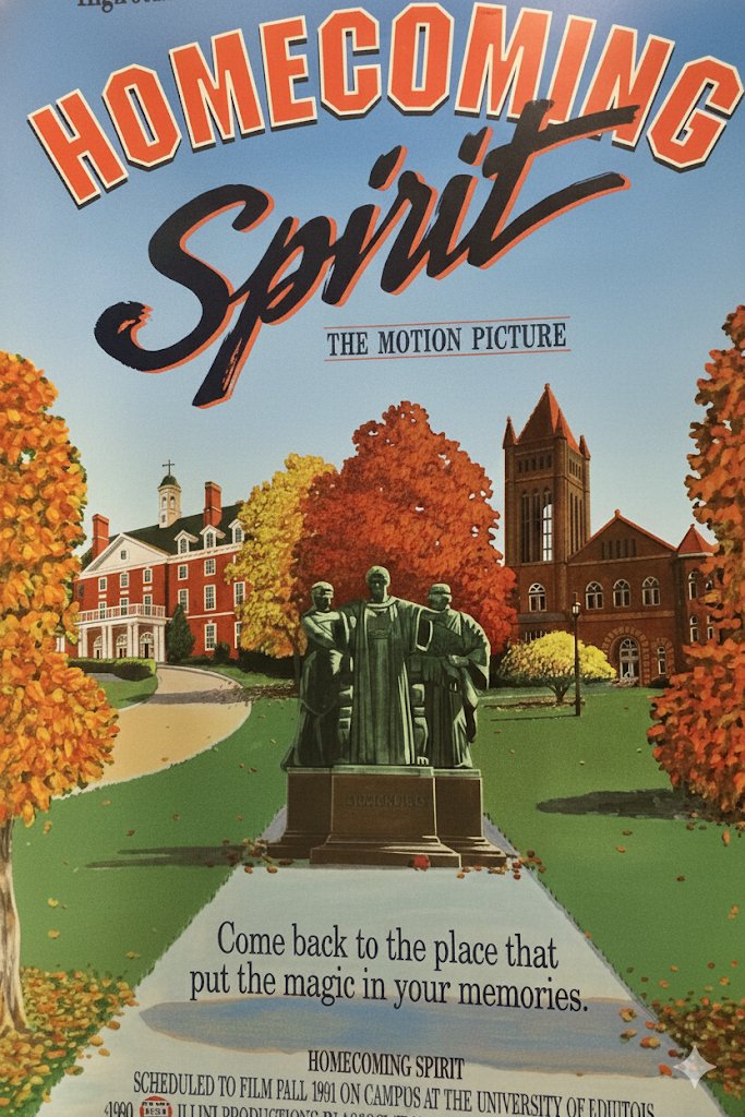 Strackman_APUSH's tweet image. Wish they made the film. Supposed to film on campus during my freshman year (Fall 1991); &amp;amp; remember seeing this poster in Jan 1991. Rumors were Michael J. Fox &amp;amp; Ally Sheedy were set to star. #Illini @UIarchives @Illinois_Alumni 

Would at least love to see the script.