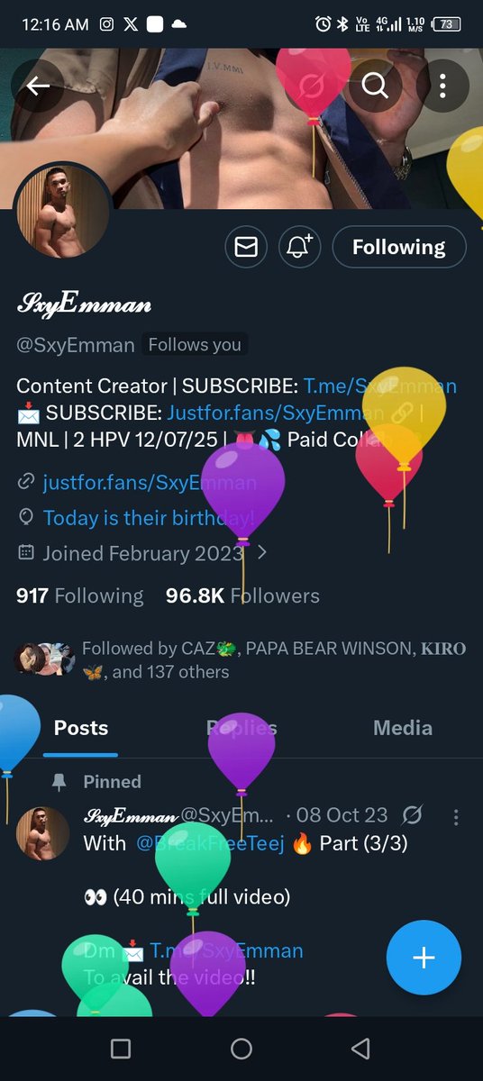KuysMackyy_'s tweet photo. Happy Birthday nak! 🥳🎂
@SxyEmman https://t.co/aT5C6hOIYm
