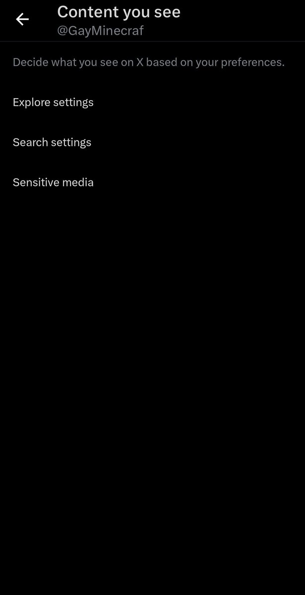 GayMinecraf's tweet photo. @wobbuuu Interests literally doesn't exist for me https://t.co/t1NpfGa3h8